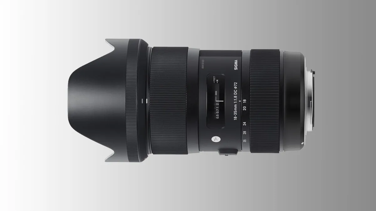 Sigma 18-35mm lens